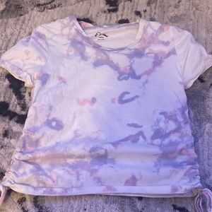 Tie die crop top
